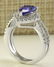 2.94 CTW Natural Blue Tanzanite And Diamond Ring 14K - 3