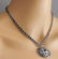 57.24 CTW Natural Blue Sapphire And Diamond Necklace In - 4