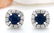 2.13 CTW Natural Ceylon Sapphire 18K Solid White Gold