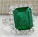 6.94 CTW Natural Colombian Emerald And Diamond Ring In - 2