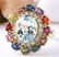 9.36 CTW Natural Aquamarine, Sapphire 18K Solid Yellow - 2