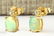 1.60 CTW Natural Opal And Diamond Earrings 18K Solid - 2