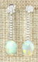 7.97 CTW Natural Opal And Diamond Earrings 14k Solid