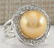 0.60 CTW Natural 13.47mm Gold South Sea Pearl Diamond - 2