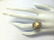 0.60 CTW Natural 13.47mm Gold South Sea Pearl Diamond - 4