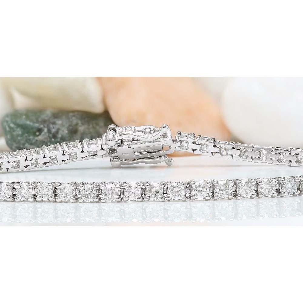 3.25 CTW Natural Diamond 18K Solid White Gold Bracelet: 3.25 CTW Natural Diamond 18K Solid White Gold Bracelet Manufacturer's Suggested Retail Price: $ 10350.00 3.25 Carat Natural Diamond 18K Solid White Gold Bracelet Item Type: Bracelet Item Style: Tennis