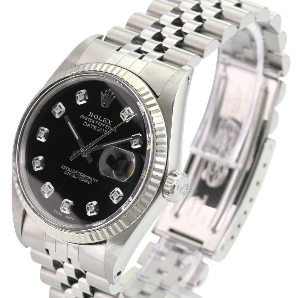 Pre-owned Rolex Mens Datejust 36mm Jubilee: Pre-owned Rolex Mens Datejust 36mm Jubilee Details Brand: Rolex Condition: Pre-owned Excellent Model: Datejust Specifications Case Diameter: 36mm Case Material: Stainless Steel Gender: Mens / U