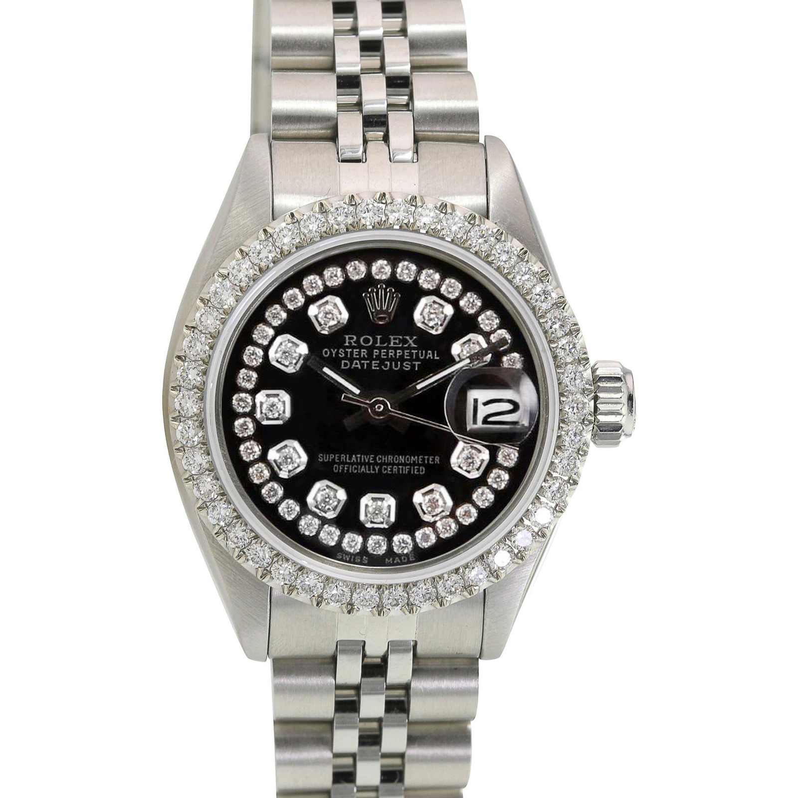 Pre-owned Rolex Datejust 26mm Jubilee Band: Pre-owned Rolex Datejust 26mm Jubilee Band Details Brand: Rolex Condition: Pre-owned Excellent Model: Datejust Specifications Case Diameter: 26mm Case Material: Stainless Steel Gender: Wome