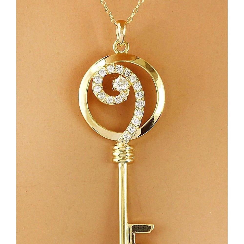 0.35 CTW Natural Diamond 14K Solid Yellow Gold Pendant: 0.35 CTW Natural Diamond 14K Solid Yellow Gold Pendant Necklace Manufacturer's Suggested Retail Price: $ 2150.00 0.35 Carat Natural Diamond 14K Solid Yellow Gold Pendant Necklace Item Type: Necklace I