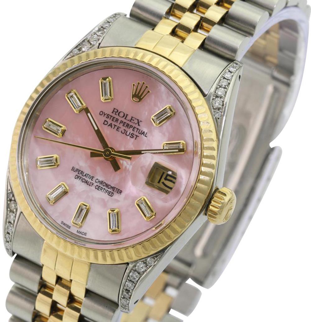 Pre-owned Rolex Datejust 36mm Jubilee: Pre-owned Rolex Datejust 36mm Jubilee Details Brand: Rolex Condition: Pre-owned Excellent Model: Datejust Specifications Case Diameter: 36mm Case Material: Stainless Steel Case with added genui
