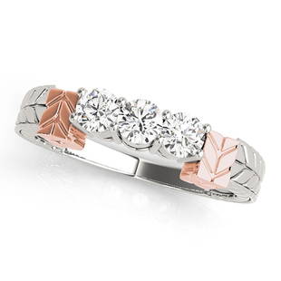 Natural 0.48 CTW Diamond Ring 14K Rose Gold: Natural 0.48 CTW Diamond Ring 14K Rose Gold Manufacturer's Suggested Retail Price: $ 2300.00 Product Type: Diamond Ring Stone1 Type: 3 Diamond @ 0.48 CTW Stone1 Color: G Stone1 Clarity: VS2-SI1