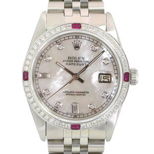 Pre-owned Rolex Datejust 36mm Jubilee: Pre-owned Rolex Datejust 36mm Jubilee DetailsBrand: RolexCondition: Pre-owned ExcellentModel: Datejust SpecificationsCase Diameter: 36mmCase Material: Stainless Steel Case with added genuine