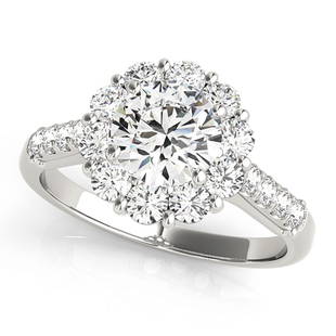 Natural 3.32 CTW Diamond Engagement Ring 18K White Gold: Natural 3.32 CTW Diamond Engagement Ring 18K White Gold Manufacturer's Suggested Retail Price: $ 72300.00 Product Type: Engagement Ring Stone1 Type: 1 Diamond @ 2 CTW Stone1 Color: G Stone1