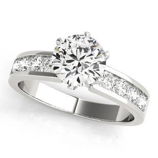 Natural 2.8 CTW Diamond Engagement Ring 14K White Gold: Natural 2.8 CTW Diamond Engagement Ring 14K White Gold Manufacturer's Suggested Retail Price: $ 70800.00 Product Type: Engagement Ring Stone1 Type: 1 Diamond @ 2 CTW Stone1 Color: G Stone1 Clarity: