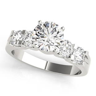 Natural 2.8 CTW Diamond Engagement Ring 14K White Gold: Natural 2.8 CTW Diamond Engagement Ring 14K White Gold Manufacturer's Suggested Retail Price: $ 31200.00 Product Type: Engagement Ring Stone1 Type: 1 Diamond @ 1 CTW Stone1 Color: G Stone1 Clarity: