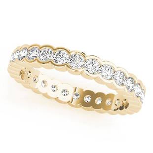 Natural 2.4 CTW Diamond Eternity Ring 18K Yellow Gold: Natural 2.4 CTW Diamond Eternity Ring 18K Yellow Gold Manufacturer's Suggested Retail Price: $ 6200.00 Product Type: Diamond Eternity Ring Stone1 Type: 24 Diamond @ 2.4 CTW Stone1 Color: G Stone1