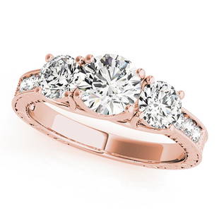 Natural 2.12 CTW Diamond Engagement Ring 14K Rose Gold: Natural 2.12 CTW Diamond Engagement Ring 14K Rose Gold Manufacturer's Suggested Retail Price: $ 26100.00 Product Type: Engagement Ring Stone1 Type: 1 Diamond @ 1 CTW Stone1 Color: G Stone1 Clarity: