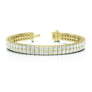 Natural 8 CTW Diamond Bracelet 18K Yellow Gold: Natural 8 CTW Diamond Bracelet 18K Yellow Gold Manufacturer's Suggested Retail Price: $24300.00 Product Type: Diamond Bracelet Stone1 Type: 100 Diamonds @ 8 CTW Stone1 Color: G Stone1 Clarity: