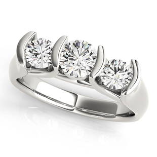 Natural 1 CTW Diamond Engagement Ring 14K White Gold: Natural 1 CTW Diamond Engagement Ring 14K White Gold Manufacturer's Suggested Retail Price: $ 5800.00 Product Type: Engagement Ring Stone1 Type: 1 Diamond @ 0.5 CTW Stone1 Color: G Stone1 Clarity: