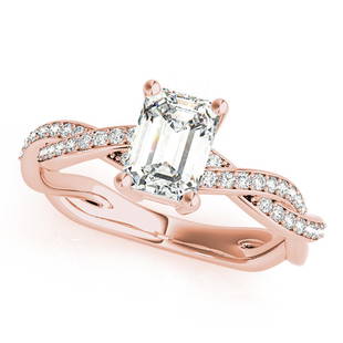 Natural 0.64 CTW Diamond Engagement Ring 14K Rose Gold: Natural 0.64 CTW Diamond Engagement Ring 14K Rose Gold Manufacturer's Suggested Retail Price: $ 4000.00 Product Type: Engagement Ring Stone1 Type: 1 Diamond @ 0.5 CTW Stone1 Color: G Stone1