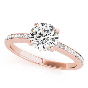 Natural 2.3 CTW Diamond Engagement Ring 18K Rose Gold: Natural 2.3 CTW Diamond Engagement Ring 18K Rose Gold Manufacturer's Suggested Retail Price: $ 69600.00 Product Type: Engagement Ring Stone1 Type: 1 Diamond @ 2 CTW Stone1 Color: G Stone1 Clarity: