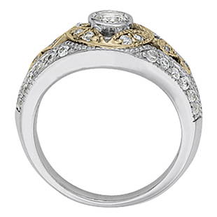 Natural 0.91 CTW Diamond Ring 18K Rose Gold: Natural 0.91 CTW Diamond Ring 18K Rose Gold Manufacturer's Suggested Retail Price: $ 3600.00 Product Type: Diamond Ring Stone1 Type: 37 Diamond @ 0.91 CTW Stone1 Color: G Stone1 Clarity: VS2-SI1