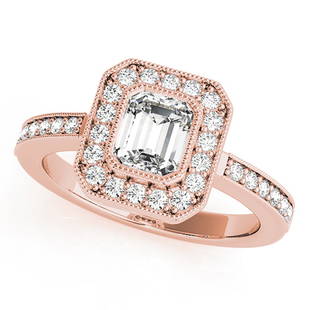 Natural 1.29 CTW Diamond Engagement Ring 18K Rose Gold: Natural 1.29 CTW Diamond Engagement Ring 18K Rose Gold Manufacturer's Suggested Retail Price: $ 21800.00 Product Type: Engagement Ring Stone1 Type: 1 Diamond @ 1 CTW Stone1 Color: G Stone1 Clarity:
