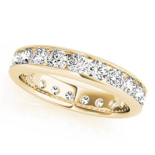 Natural 3.8 CTW Diamond Eternity Ring 18K Yellow Gold: Natural 3.8 CTW Diamond Eternity Ring 18K Yellow Gold Manufacturer's Suggested Retail Price: $ 13300.00 Product Type: Diamond Eternity Ring Stone1 Type: 19 Diamond @ 3.8 CTW Stone1 Color: G Stone1