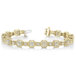 Natural 3 CTW Diamond Bracelet 18K Yellow Gold: Natural 3 CTW Diamond Bracelet 18K Yellow Gold Manufacturer's Suggested Retail Price: $10500.00 Product Type: Diamond Bracelet Stone1 Type: 75 Diamonds @ 3 CTW Stone1 Color: G Stone1 Clarity: