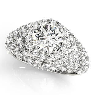 Natural 2.66 CTW Diamond Engagement Ring 18K White Gold: Natural 2.66 CTW Diamond Engagement Ring 18K White Gold Manufacturer's Suggested Retail Price: $ 24300.00 Product Type: Engagement Ring Stone1 Type: 1 Diamond @ 1 CTW Stone1 Color: G Stone1