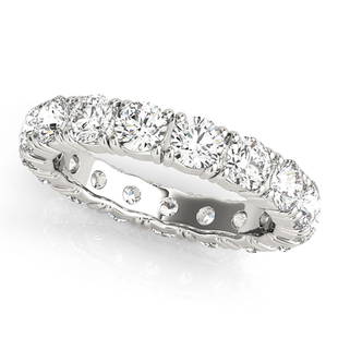 Natural 2.55 CTW Diamond Eternity Ring 14K White Gold: Natural 2.55 CTW Diamond Eternity Ring 14K White Gold Manufacturer's Suggested Retail Price: $ 6300.00 Product Type: Diamond Eternity Ring Stone1 Type: 17 Diamond @ 2.55 CTW Stone1 Color: G Stone1