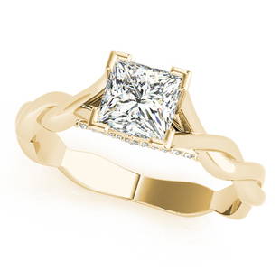 Natural 0.84 CTW Diamond Engagement Ring 18K Yellow Gold: Natural 0.84 CTW Diamond Engagement Ring 18K Yellow Gold Manufacturer's Suggested Retail Price: $ 9300.00 Product Type: Engagement Ring Stone1 Type: 1 Diamond @ 0.75 CTW Stone1 Color: G Stone1