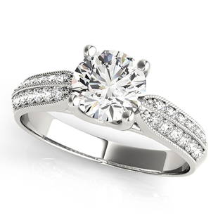 Natural 1.24 CTW Diamond Engagement Ring 14K White Gold: Natural 1.24 CTW Diamond Engagement Ring 14K White Gold Manufacturer's Suggested Retail Price: $ 20500.00 Product Type: Engagement Ring Stone1 Type: 1 Diamond @ 1 CTW Stone1 Color: G Stone1