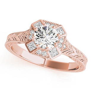 Natural 1.01 CTW Diamond Engagement Ring 14K Rose Gold: Natural 1.01 CTW Diamond Engagement Ring 14K Rose Gold Manufacturer's Suggested Retail Price: $ 9400.00 Product Type: Engagement Ring Stone1 Type: 1 Diamond @ 0.75 CTW Stone1 Color: G Stone1