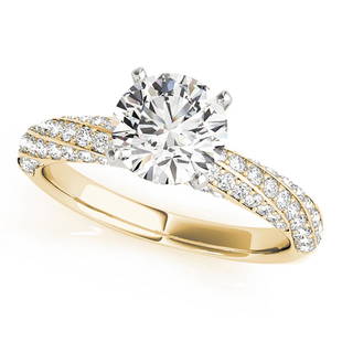 Natural 1.52 CTW Diamond Engagement Ring 18K Yellow Gold: Natural 1.52 CTW Diamond Engagement Ring 18K Yellow Gold Manufacturer's Suggested Retail Price: $ 21300.00 Product Type: Engagement Ring Stone1 Type: 1 Diamond @ 1 CTW Stone1 Color: G Stone1