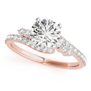 Natural 1.4 CTW Diamond Engagement Ring 18K Rose Gold: Natural 1.4 CTW Diamond Engagement Ring 18K Rose Gold Manufacturer's Suggested Retail Price: $ 15500.00 Product Type: Engagement Ring Stone1 Type: 1 Diamond @ 0.95 CTW Stone1 Color: G Stone1