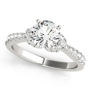 Natural 1.3 CTW Diamond Engagement Ring 14K White Gold: Natural 1.3 CTW Diamond Engagement Ring 14K White Gold Manufacturer's Suggested Retail Price: $ 15000.00 Product Type: Engagement Ring Stone1 Type: 1 Diamond @ 0.95 CTW Stone1 Color: G Stone1