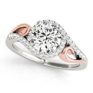 Natural 0.95 CTW Diamond Engagement Ring 14K Rose Gold: Natural 0.95 CTW Diamond Engagement Ring 14K Rose Gold Manufacturer's Suggested Retail Price: $ 9000.00 Product Type: Engagement Ring Stone1 Type: 1 Diamond @ 0.75 CTW Stone1 Color: G Stone1