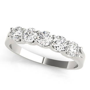 Natural 2.25 CTW Diamond Ring 14K White Gold: Natural 2.25 CTW Diamond Ring 14K White Gold Manufacturer's Suggested Retail Price: $ 14500.00 Product Type: Diamond Ring Stone1 Type: 5 Diamond @ 2.25 CTW Stone1 Color: G Stone1 Clarity: VS2-SI1