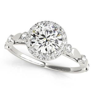Natural 1.17 CTW Diamond Engagement Ring 14K White Gold: Natural 1.17 CTW Diamond Engagement Ring 14K White Gold Manufacturer's Suggested Retail Price: $ 14700.00 Product Type: Engagement Ring Stone1 Type: 1 Diamond @ 0.95 CTW Stone1 Color: G Stone1
