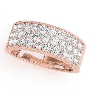 Natural 1.55 CTW Diamond Ring 14K Rose Gold: Natural 1.55 CTW Diamond Ring 14K Rose Gold Manufacturer's Suggested Retail Price: $ 3700.00 Product Type: Diamond Ring Stone1 Type: 31 Diamond @ 1.55 CTW Stone1 Color: G Stone1 Clarity: VS2-SI1