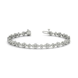 Natural 1.4 CTW Diamond Bracelet 14K White Gold: Natural 1.4 CTW Diamond Bracelet 14K White Gold Manufacturer's Suggested Retail Price: $3800.00 Product Type: Diamond Bracelet Stone1 Type: 112 Diamonds @ 1.4 CTW Stone1 Color: G Stone1 Clarity: