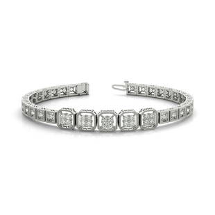 Natural 1.44 CTW Diamond Bracelet 18K White Gold: Natural 1.44 CTW Diamond Bracelet 18K White Gold Manufacturer's Suggested Retail Price: $7800.00 Product Type: Diamond Bracelet Stone1 Type: 48 Diamonds @ 1.44 CTW Stone1 Color: G Stone1 Clarity: