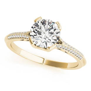 Natural 1.64 CTW Diamond Engagement Ring 14K Yellow Gold: Natural 1.64 CTW Diamond Engagement Ring 14K Yellow Gold Manufacturer's Suggested Retail Price: $ 38800.00 Product Type: Engagement Ring Stone1 Type: 1 Diamond @ 1.5 CTW Stone1 Color: G Stone1