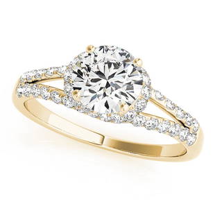 Natural 1.35 CTW Diamond Engagement Ring 18K Yellow Gold: Natural 1.35 CTW Diamond Engagement Ring 18K Yellow Gold Manufacturer's Suggested Retail Price: $ 20800.00 Product Type: Engagement Ring Stone1 Type: 1 Diamond @ 1 CTW Stone1 Color: G Stone1