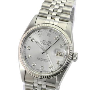 Pre-owned Rolex Datejust 36mm Jubilee: Pre-owned Rolex Datejust 36mm Jubilee DetailsBrand: RolexCondition: Pre-owned ExcellentModel: Datejust SpecificationsCase Diameter: 36mmCase Material: Stainless SteelGender: Mens / UnisexDial: