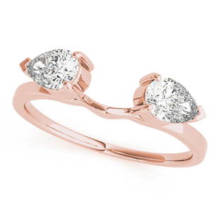 Natural 1 CTW Diamond Ring 18K Rose Gold: Natural 1 CTW Diamond Ring 18K Rose Gold Manufacturer's Suggested Retail Price: $ 6600.00 Product Type: Diamond Ring Stone1 Type: 2 Diamond @ 1 CTW Stone1 Color: G Stone1 Clarity: VS2-SI1 Stone1