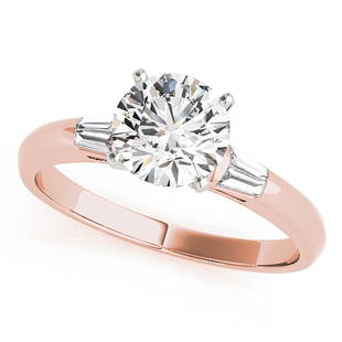Natural 1.05 CTW Diamond Engagement Ring 14K Rose Gold: Natural 1.05 CTW Diamond Engagement Ring 14K Rose Gold Manufacturer's Suggested Retail Price: $ 14500.00 Product Type: Engagement Ring Stone1 Type: 1 Diamond @ 0.95 CTW Stone1 Color: G Stone1