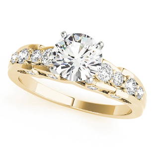 Natural 1.31 CTW Diamond Engagement Ring 14K Yellow Gold: Natural 1.31 CTW Diamond Engagement Ring 14K Yellow Gold Manufacturer's Suggested Retail Price: $ 20500.00 Product Type: Engagement Ring Stone1 Type: 1 Diamond @ 1 CTW Stone1 Color: G Stone1