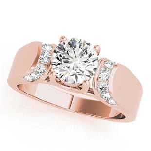 Natural 2.39 CTW Diamond Engagement Ring 14K Rose Gold: Natural 2.39 CTW Diamond Engagement Ring 14K Rose Gold Manufacturer's Suggested Retail Price: $ 50700.00 Product Type: Engagement Ring Stone1 Type: 1 Diamond @ 1.9 CTW Stone1 Color: G Stone1